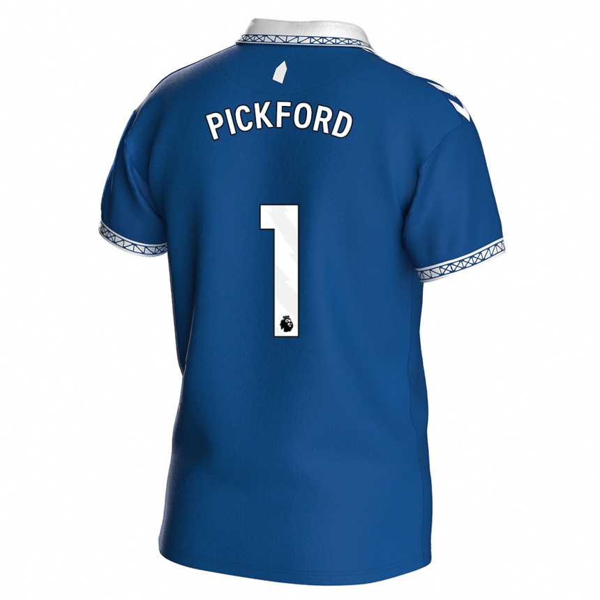 Mujer Fútbol Camiseta Jordan Pickford #1 Azul Real 1ª Equipación 2023/24 México