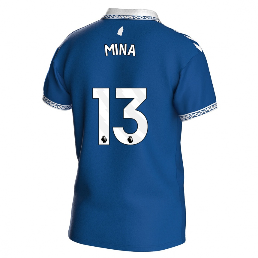 Mujer Fútbol Camiseta Yerry Mina #13 Azul Real 1ª Equipación 2023/24 México