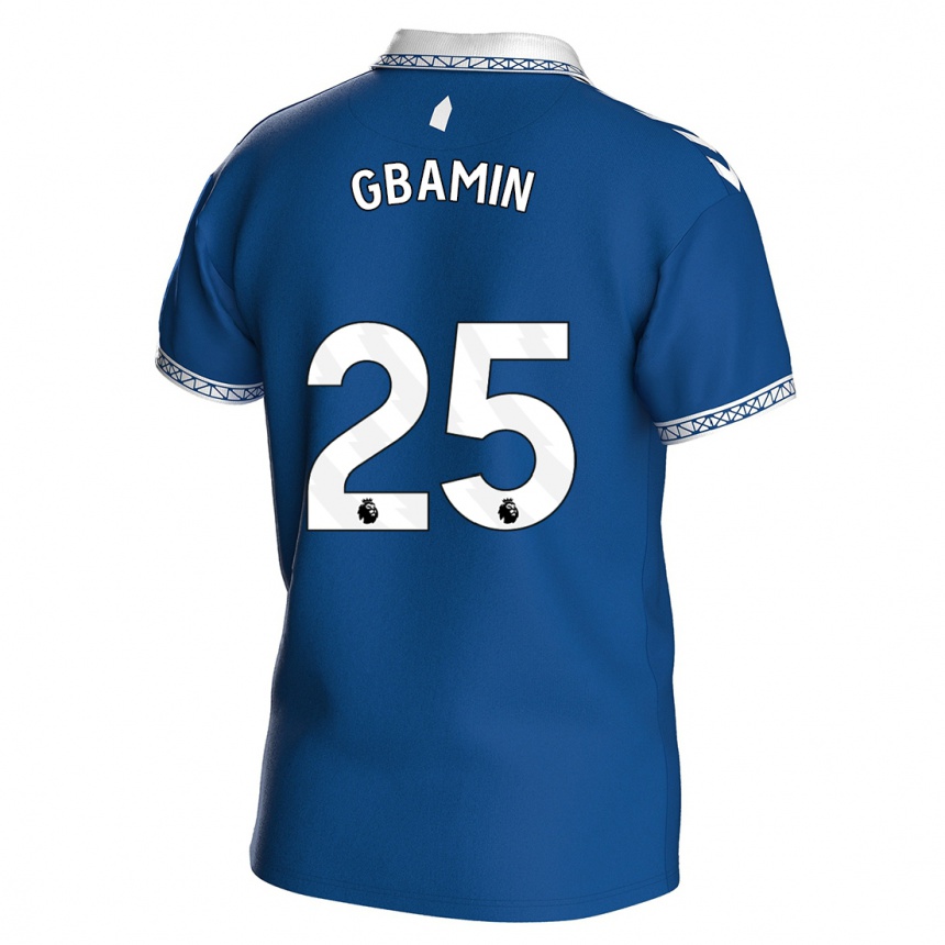 Mujer Fútbol Camiseta Jean-Philippe Gbamin #25 Azul Real 1ª Equipación 2023/24 México