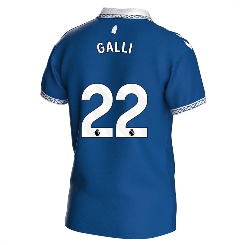 Mujer Fútbol Camiseta Aurora Galli #22 Azul Real 1ª Equipación 2023/24 México