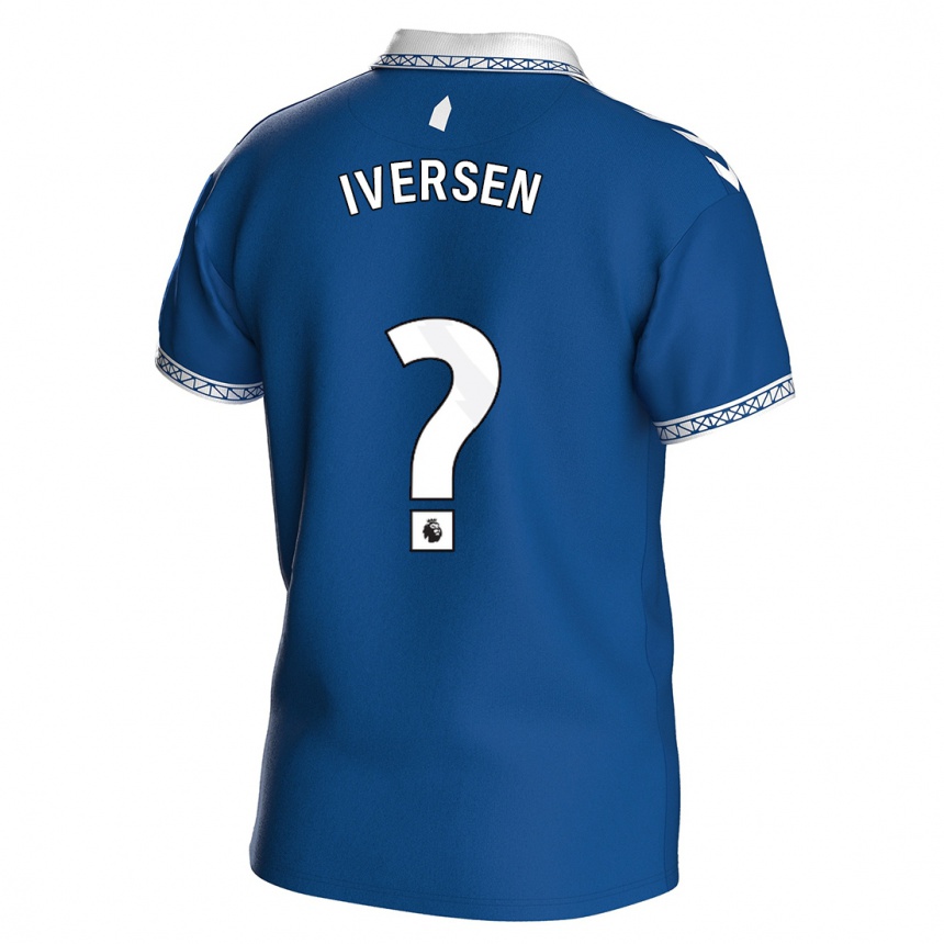 Mujer Fútbol Camiseta Einar Iversen #0 Azul Real 1ª Equipación 2023/24 México