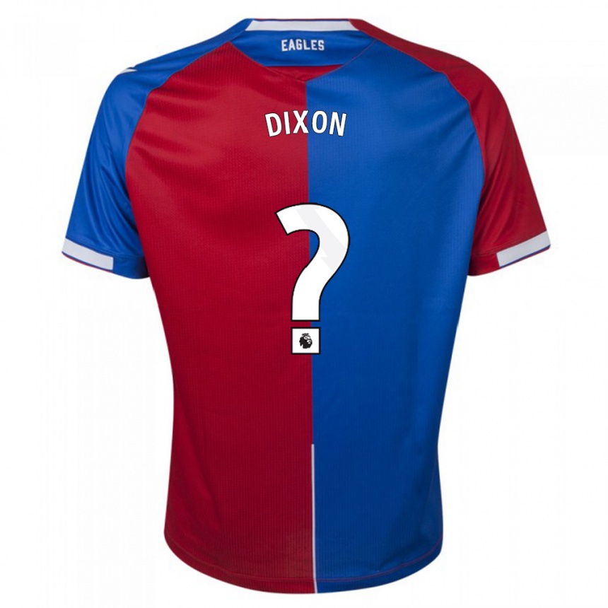 Mujer Fútbol Camiseta Junior Dixon #0 Rojo Azul 1ª Equipación 2023/24 México