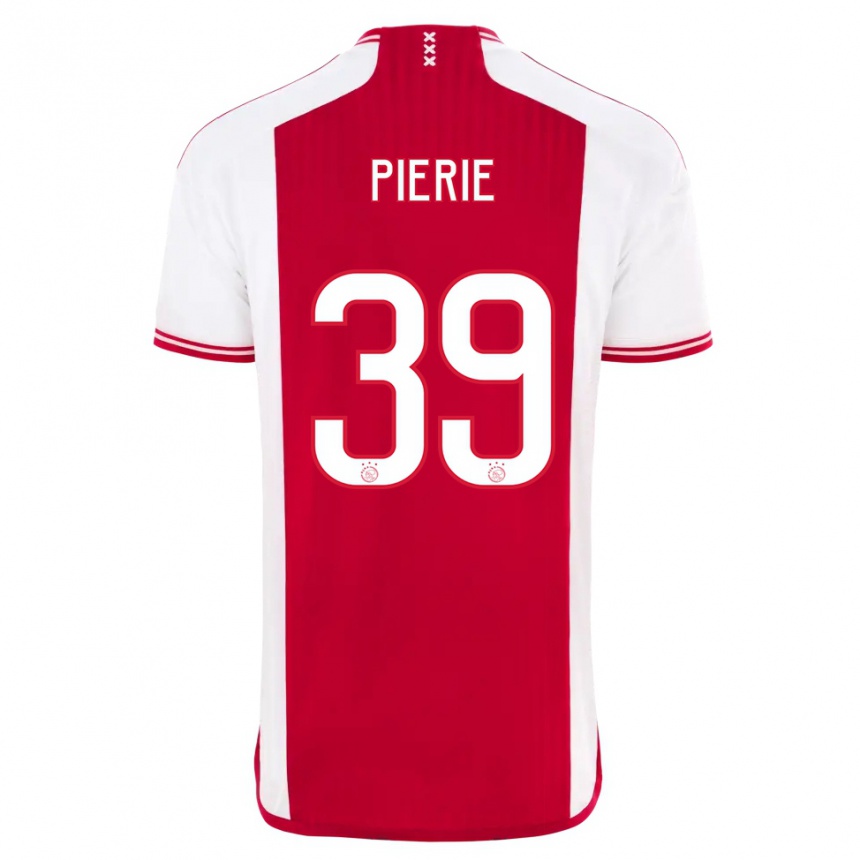 Mujer Fútbol Camiseta Kik Pierie #39 Rojo Blanco 1ª Equipación 2023/24 México