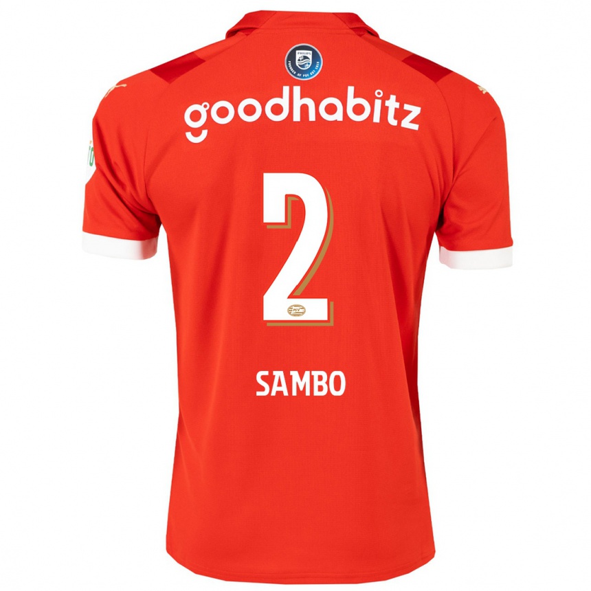 Mujer Fútbol Camiseta Shurandy Sambo #2 Rojo 1ª Equipación 2023/24 México