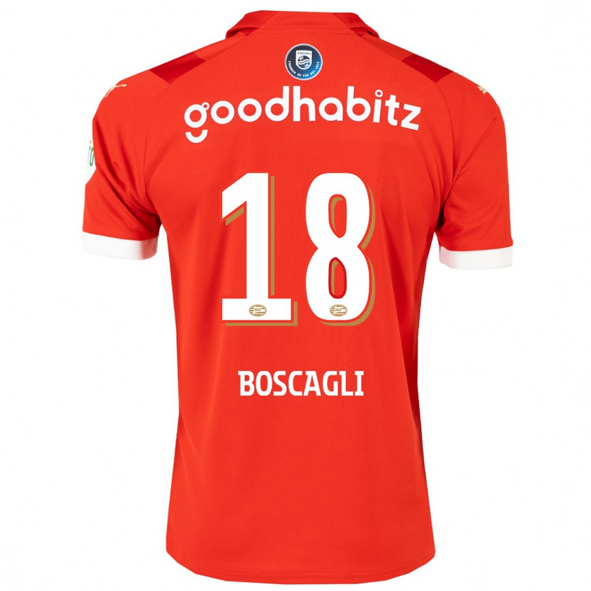 Mujer Fútbol Camiseta Olivier Boscagli #18 Rojo 1ª Equipación 2023/24 México