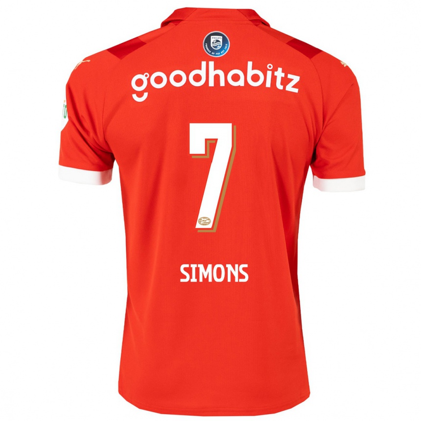 Mujer Fútbol Camiseta Xavi Simons #7 Rojo 1ª Equipación 2023/24 México