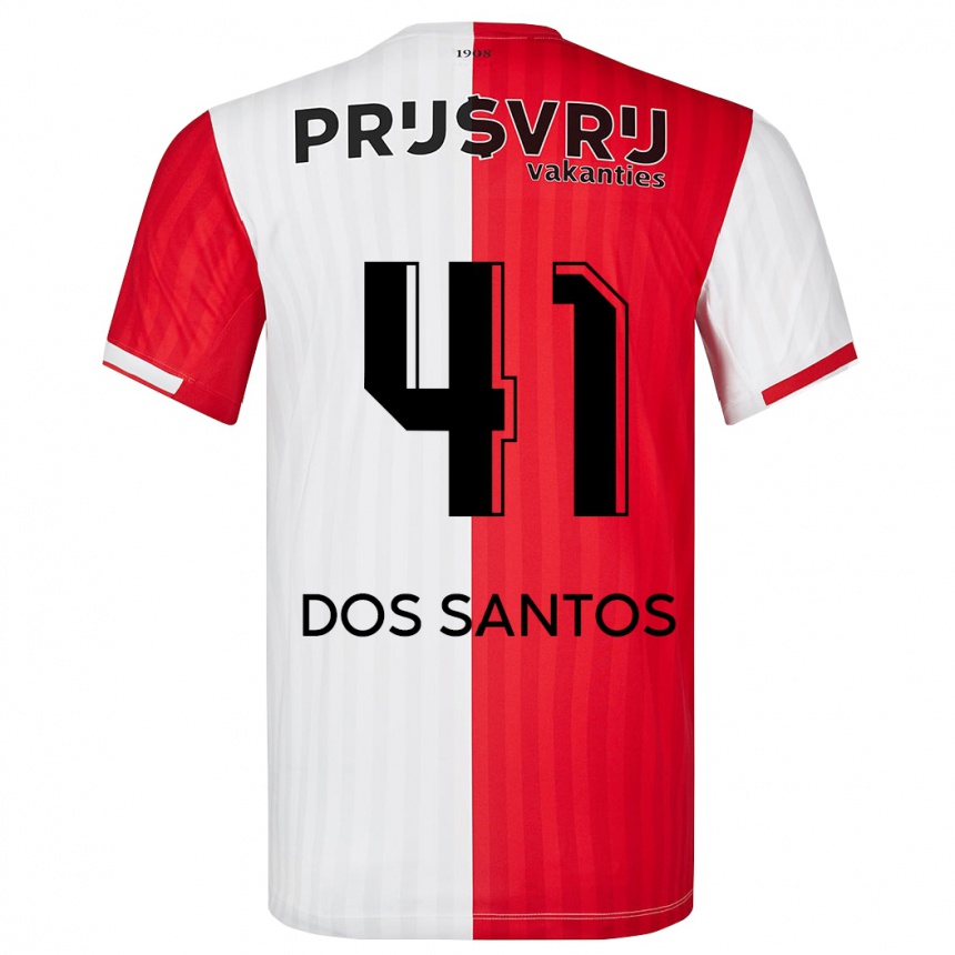 Mujer Fútbol Camiseta Giuliany Ben-David Dos Santos #41 Rojo Blanco 1ª Equipación 2023/24 México
