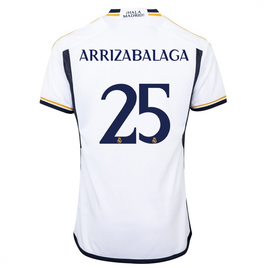 Mujer Fútbol Camiseta Kepa Arrizabalaga #25 Blanco 1ª Equipación 2023/24 México