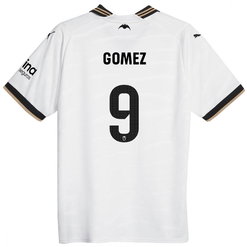 Mujer Fútbol Camiseta Maxi Gomez #9 Blanco 1ª Equipación 2023/24 México