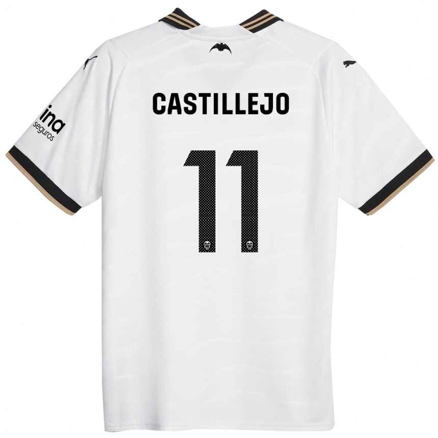 Mujer Fútbol Camiseta Samu Castillejo #11 Blanco 1ª Equipación 2023/24 México