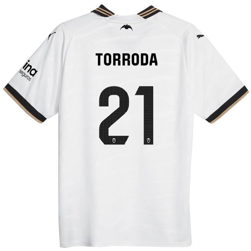 Mujer Fútbol Camiseta Anna Torroda #21 Blanco 1ª Equipación 2023/24 México
