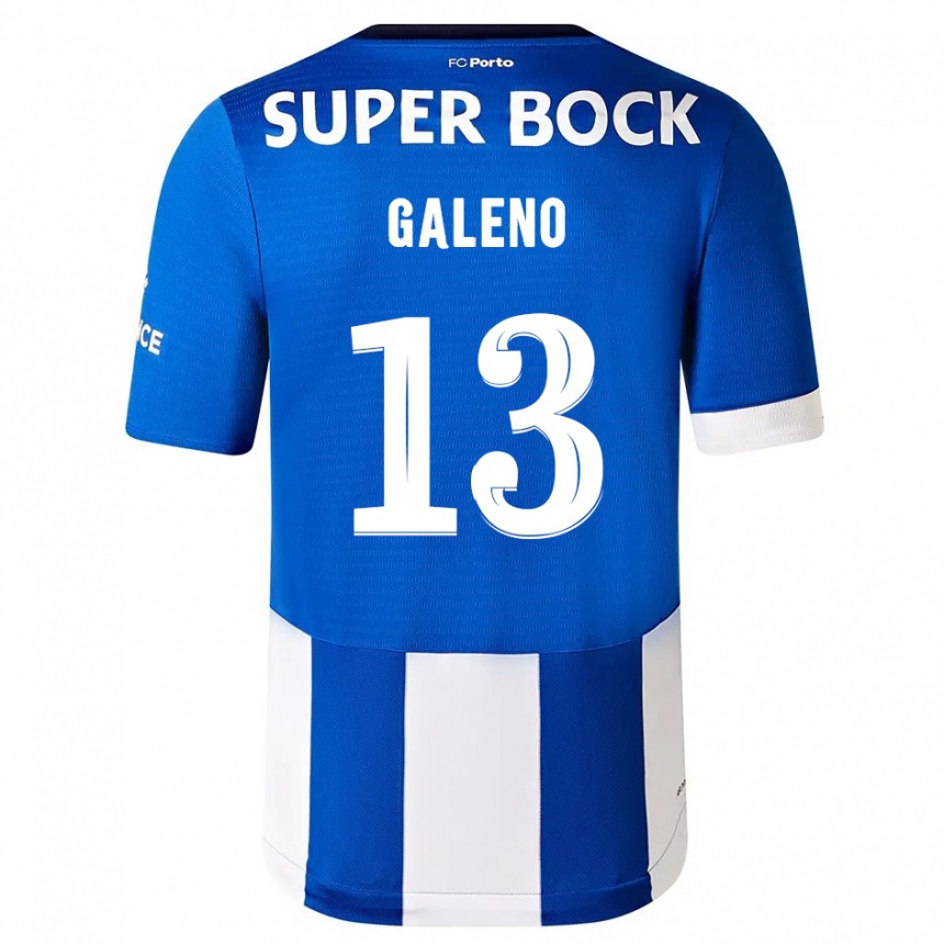 Mujer Fútbol Camiseta Galeno #13 Azul Blanco 1ª Equipación 2023/24 México