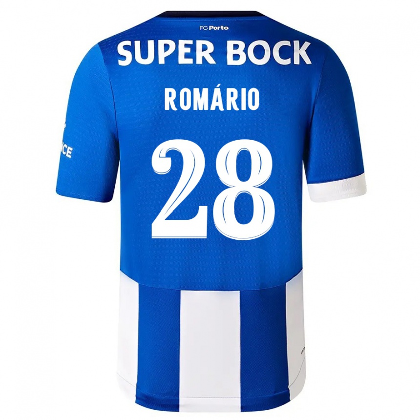 Mujer Fútbol Camiseta Romario Baro #28 Azul Blanco 1ª Equipación 2023/24 México