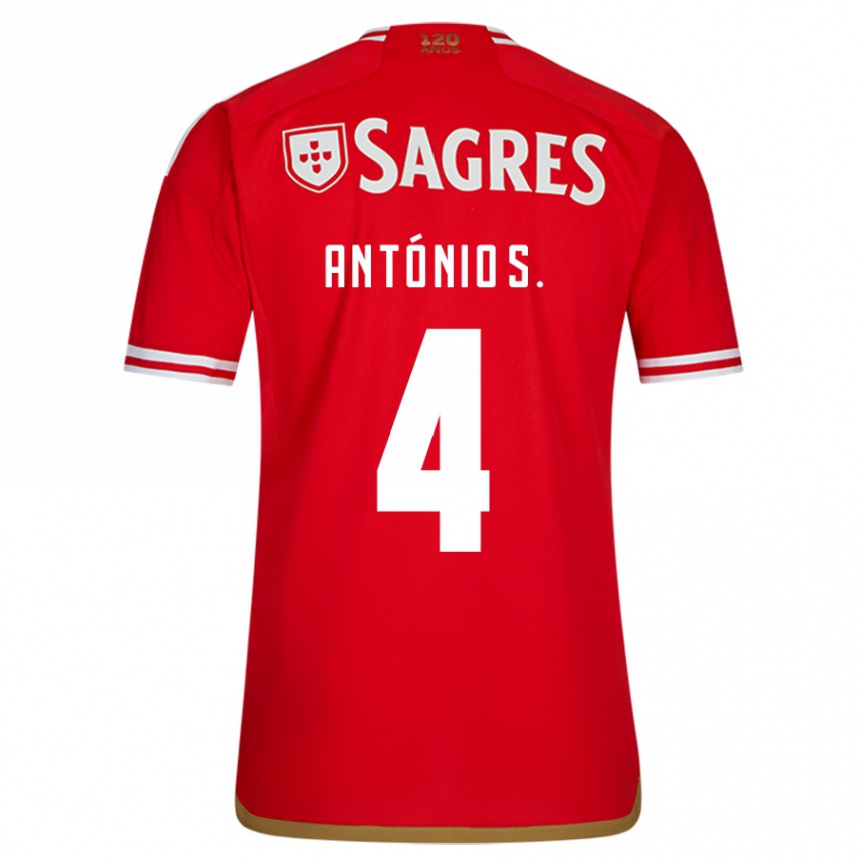 Mujer Fútbol Camiseta Antonio Silva #4 Rojo 1ª Equipación 2023/24 México