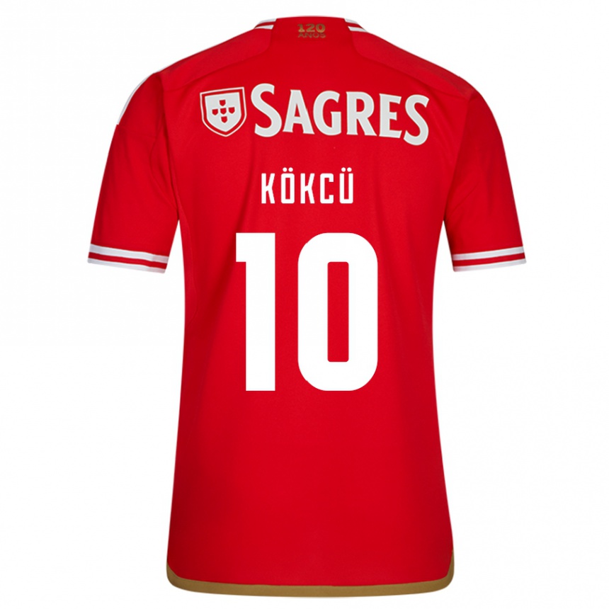 Mujer Fútbol Camiseta Orkun Kokcu #10 Rojo 1ª Equipación 2023/24 México