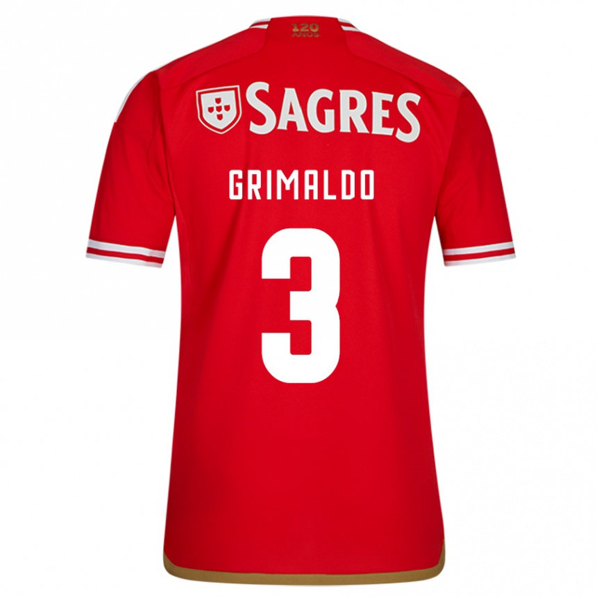 Mujer Fútbol Camiseta Alejandro Grimaldo #3 Rojo 1ª Equipación 2023/24 México
