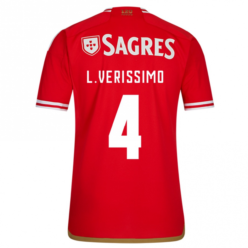 Mujer Fútbol Camiseta Lucas Verissimo #4 Rojo 1ª Equipación 2023/24 México