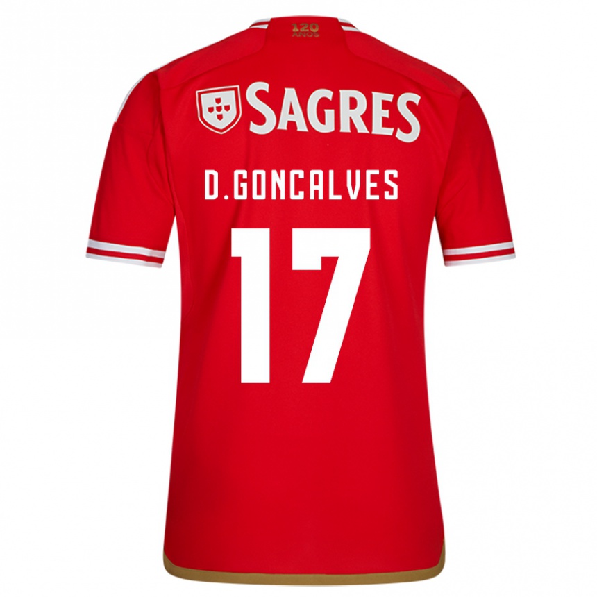 Mujer Fútbol Camiseta Diogo Goncalves #17 Rojo 1ª Equipación 2023/24 México