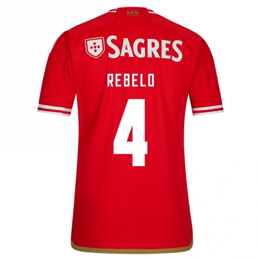 Mujer Fútbol Camiseta Silvia Rebelo #4 Rojo 1ª Equipación 2023/24 México