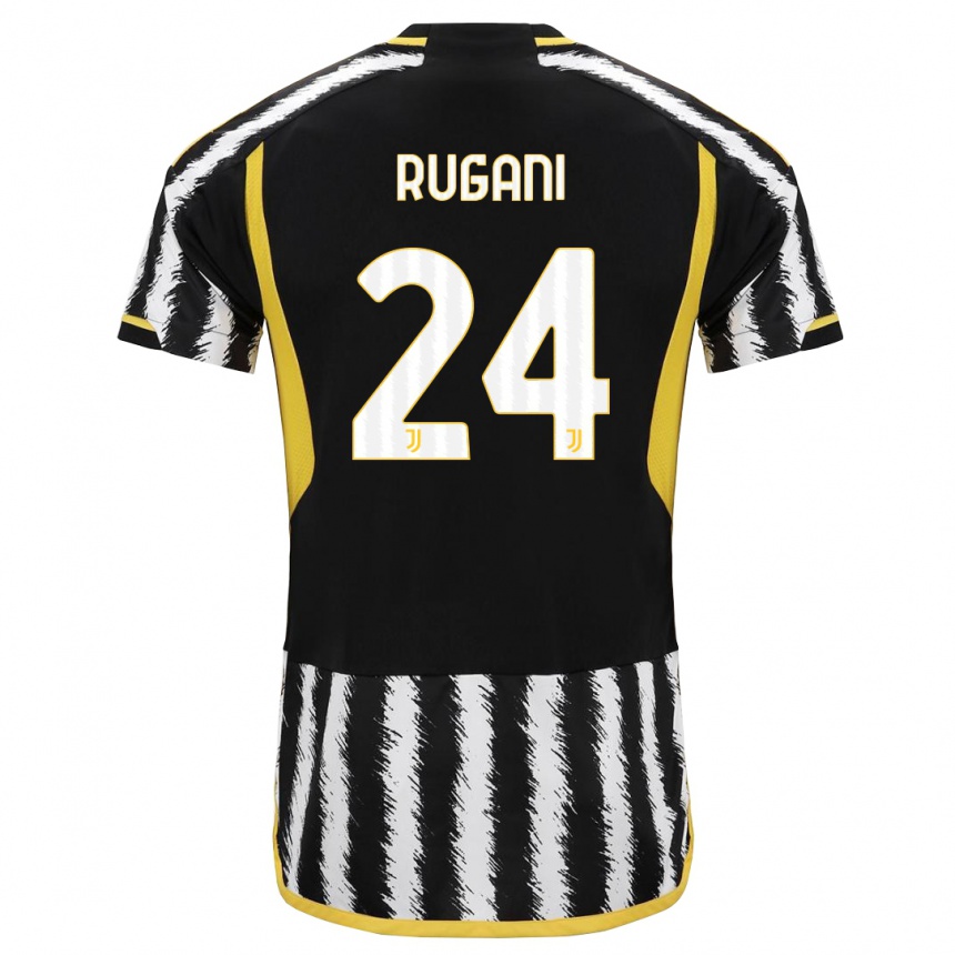 Mujer Fútbol Camiseta Daniele Rugani #24 Blanco Negro 1ª Equipación 2023/24 México