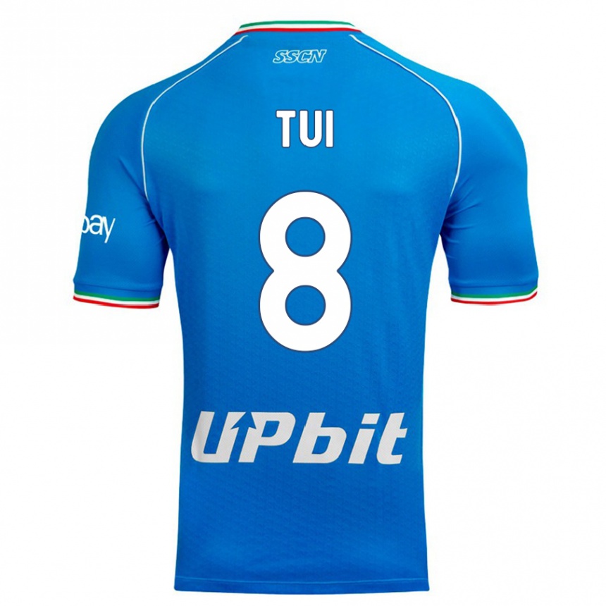 Mujer Fútbol Camiseta Sara Tui #8 Cielo Azul 1ª Equipación 2023/24 México