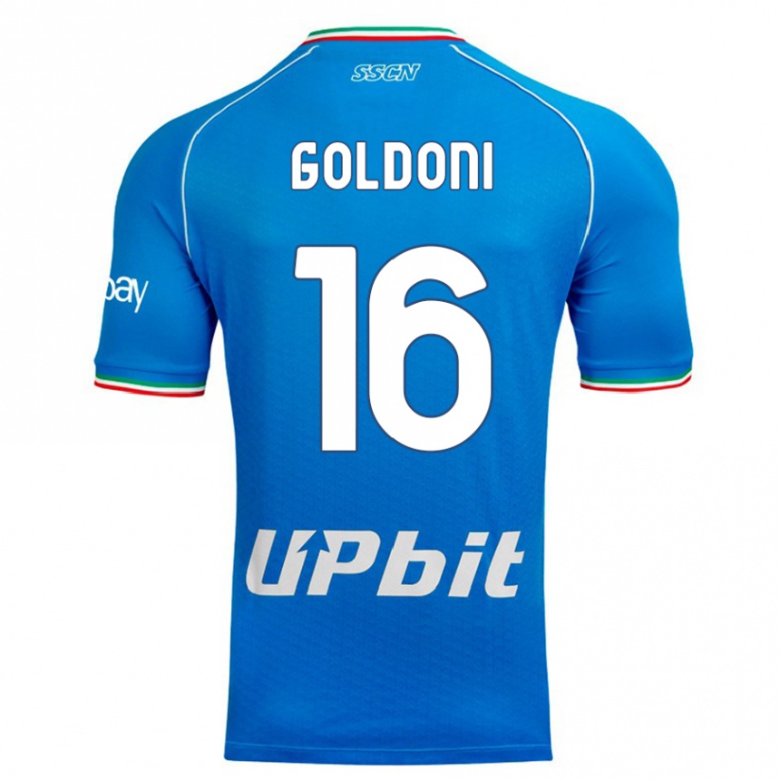 Mujer Fútbol Camiseta Eleonora Goldoni #16 Cielo Azul 1ª Equipación 2023/24 México