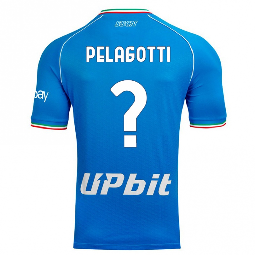 Mujer Fútbol Camiseta Ludovico Benjamin Pelagotti #0 Cielo Azul 1ª Equipación 2023/24 México