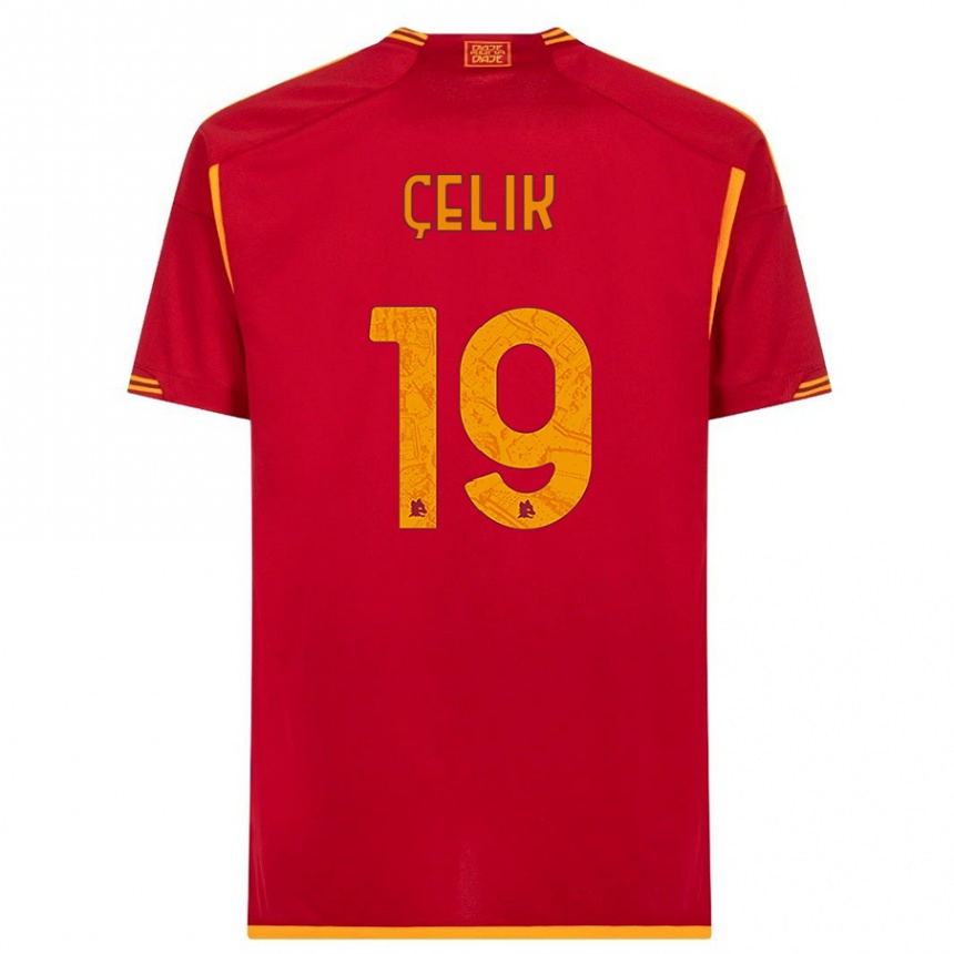 Mujer Fútbol Camiseta Zeki Celik #19 Rojo 1ª Equipación 2023/24 México