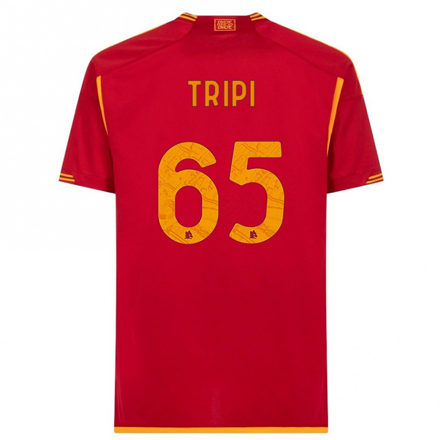 Mujer Fútbol Camiseta Filippo Tripi #65 Rojo 1ª Equipación 2023/24 México
