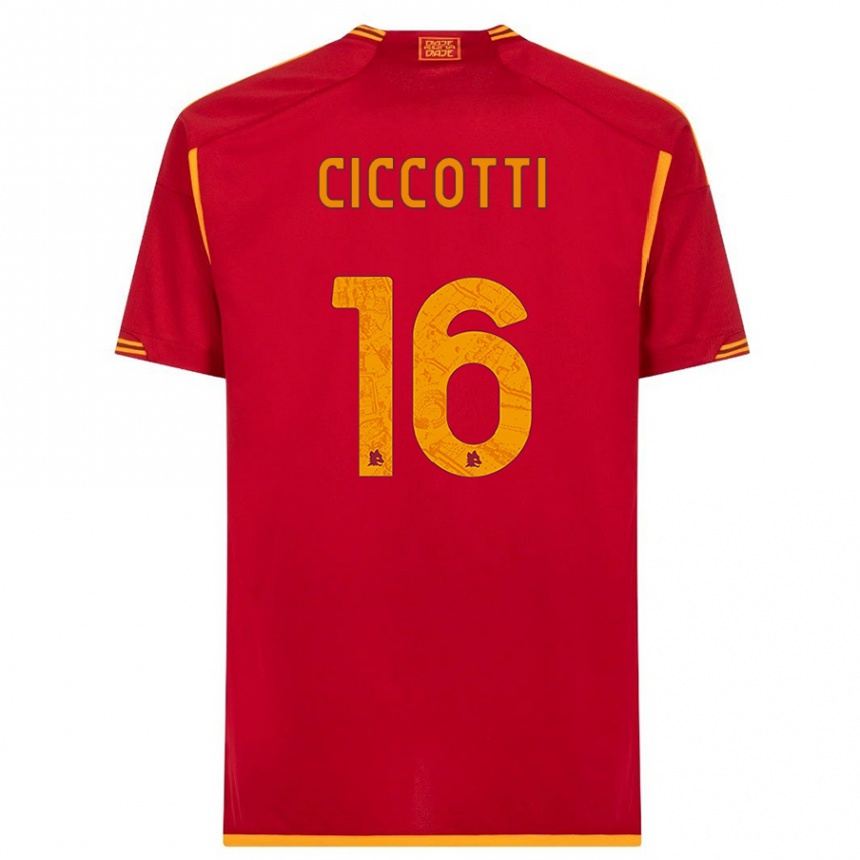 Mujer Fútbol Camiseta Claudia Ciccotti #16 Rojo 1ª Equipación 2023/24 México