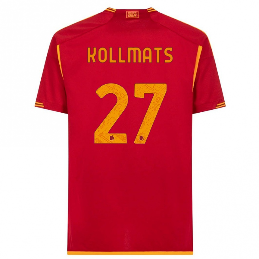Mujer Fútbol Camiseta Beata Kollmats #27 Rojo 1ª Equipación 2023/24 México