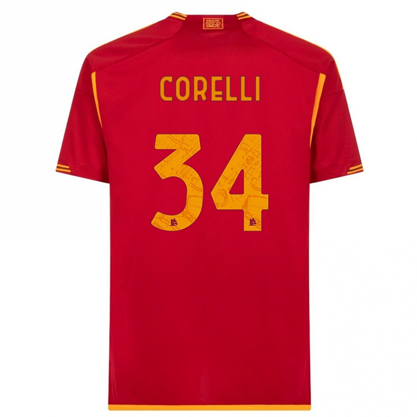 Mujer Fútbol Camiseta Alice Corelli #34 Rojo 1ª Equipación 2023/24 México