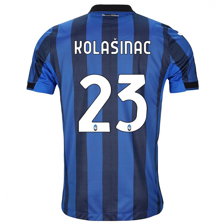 Mujer Fútbol Camiseta Sead Kolasinac #23 Azul Negro 1ª Equipación 2023/24 México