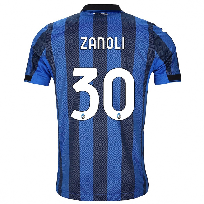 Mujer Fútbol Camiseta Martina Zanoli #30 Azul Negro 1ª Equipación 2023/24 México