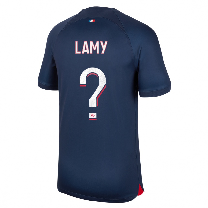 Mujer Fútbol Camiseta Hugo Lamy #0 Azul Rojo 1ª Equipación 2023/24 México