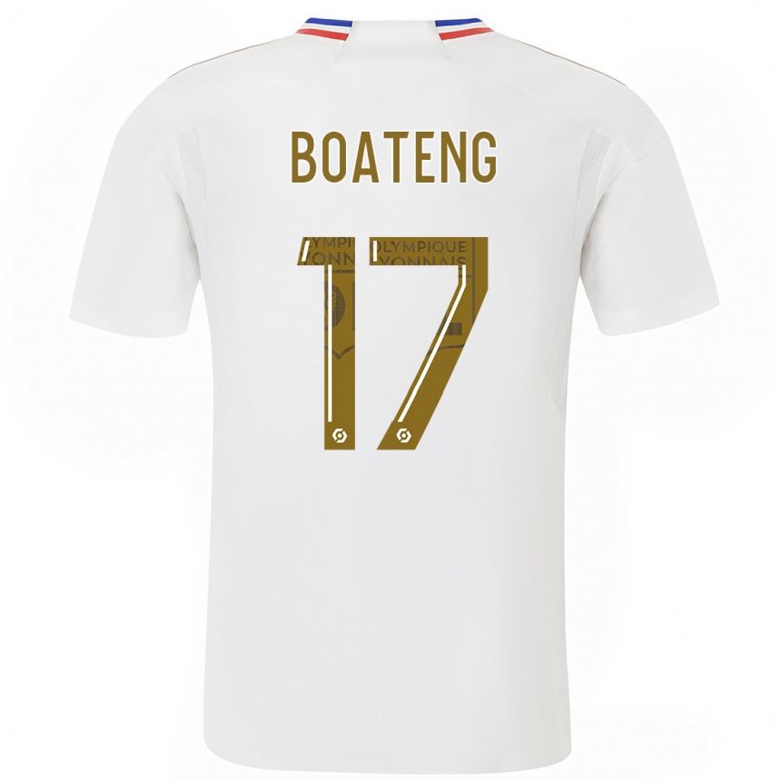 Mujer Fútbol Camiseta Jerome Boateng #17 Blanco 1ª Equipación 2023/24 México