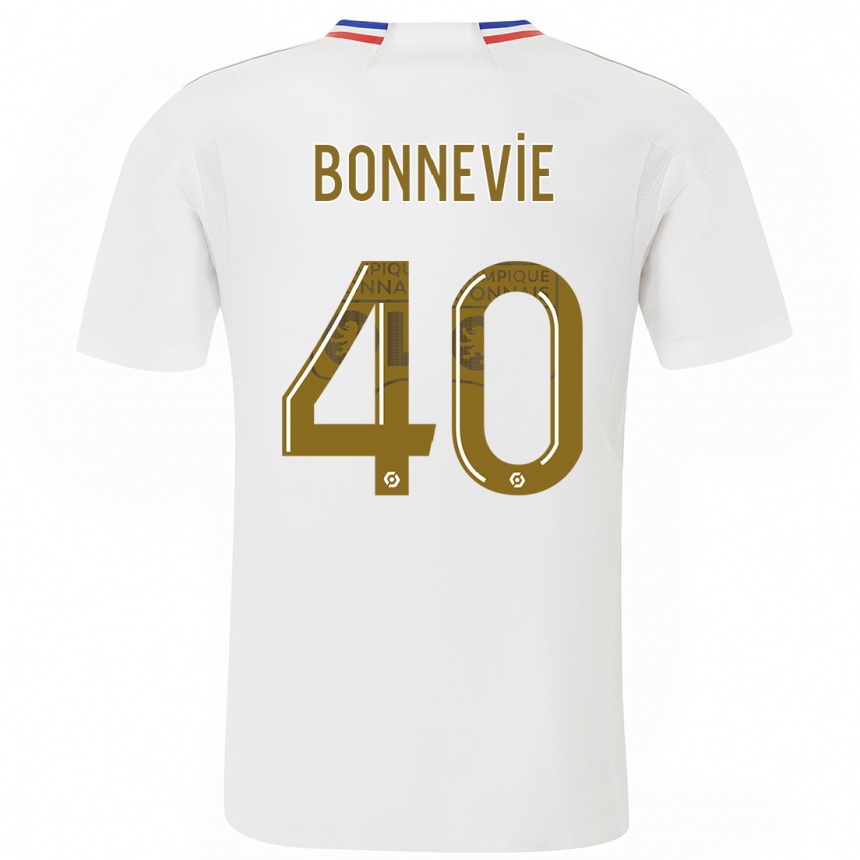 Mujer Fútbol Camiseta Kayne Bonnevie #40 Blanco 1ª Equipación 2023/24 México