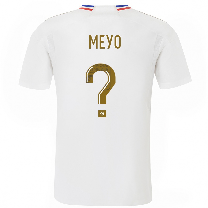 Mujer Fútbol Camiseta Bryan Meyo #0 Blanco 1ª Equipación 2023/24 México