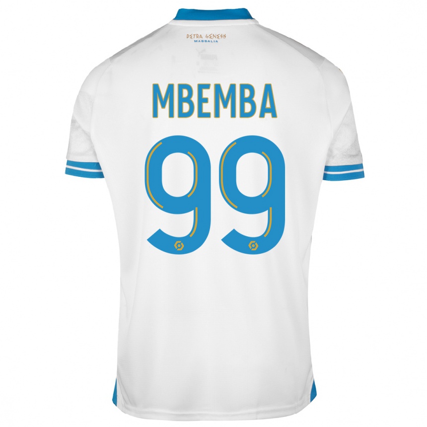 Mujer Fútbol Camiseta Chancel Mbemba #99 Blanco 1ª Equipación 2023/24 México