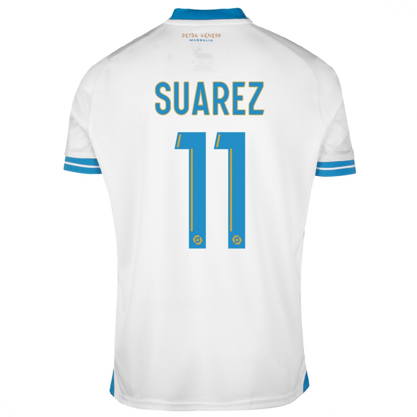 Mujer Fútbol Camiseta Luis Suarez #11 Blanco 1ª Equipación 2023/24 México