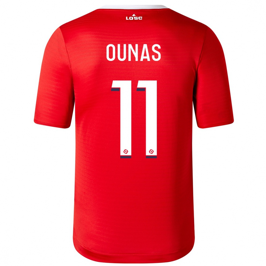 Mujer Fútbol Camiseta Adam Ounas #11 Rojo 1ª Equipación 2023/24 México
