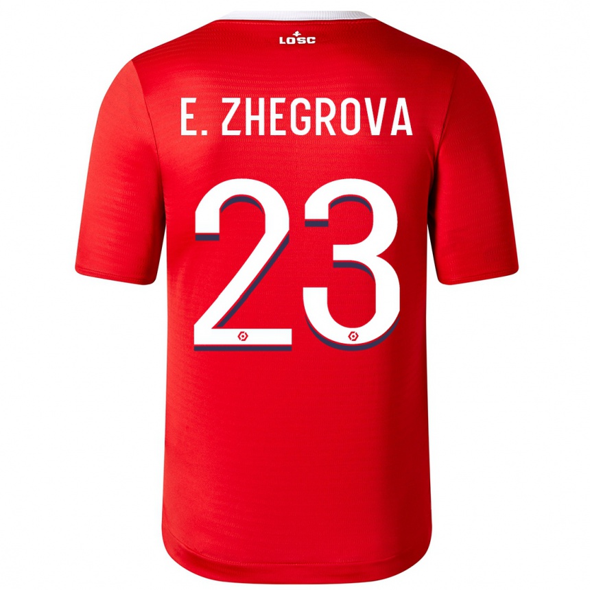 Mujer Fútbol Camiseta Edon Zhegrova #23 Rojo 1ª Equipación 2023/24 México