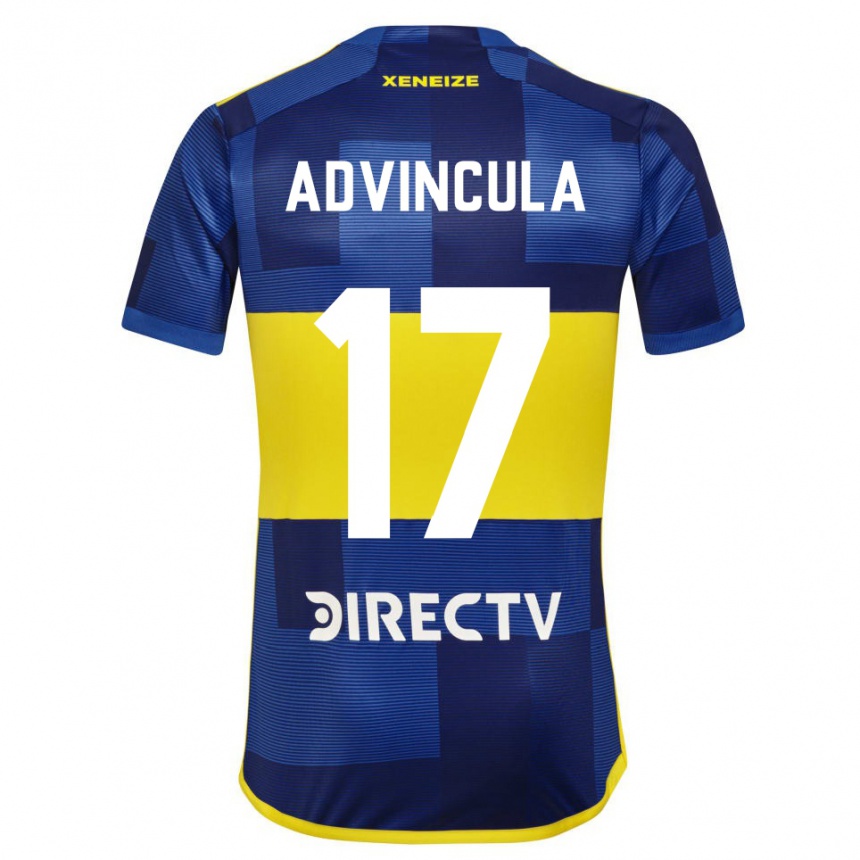 Mujer Fútbol Camiseta Luis Advincula #17 Azul Oscuro Amarillo 1ª Equipación 2023/24 México