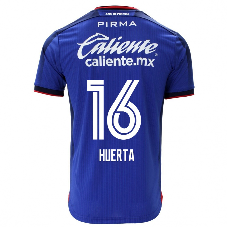 Mujer Fútbol Camiseta Ana Gabriela Huerta #16 Azul 1ª Equipación 2023/24 México