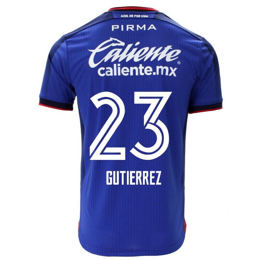 Mujer Fútbol Camiseta Ivonne Gutierrez #23 Azul 1ª Equipación 2023/24 México