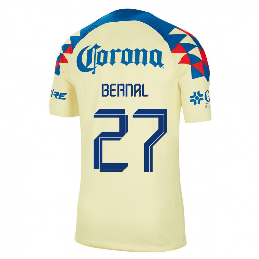 Mujer Fútbol Camiseta Mayra Pelayo Bernal #27 Amarillo 1ª Equipación 2023/24 México