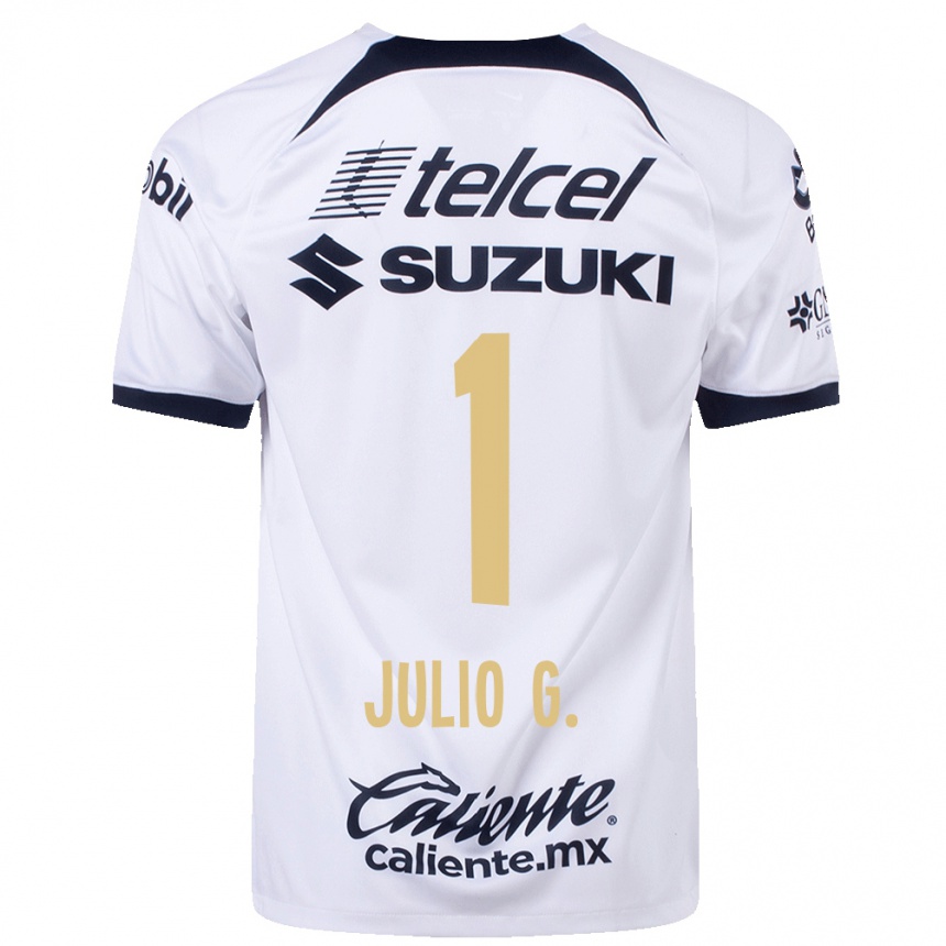 Mujer Fútbol Camiseta Julio Gonzalez #1 Blanco 1ª Equipación 2023/24 México