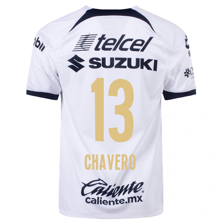Mujer Fútbol Camiseta Paola Chavero #13 Blanco 1ª Equipación 2023/24 México