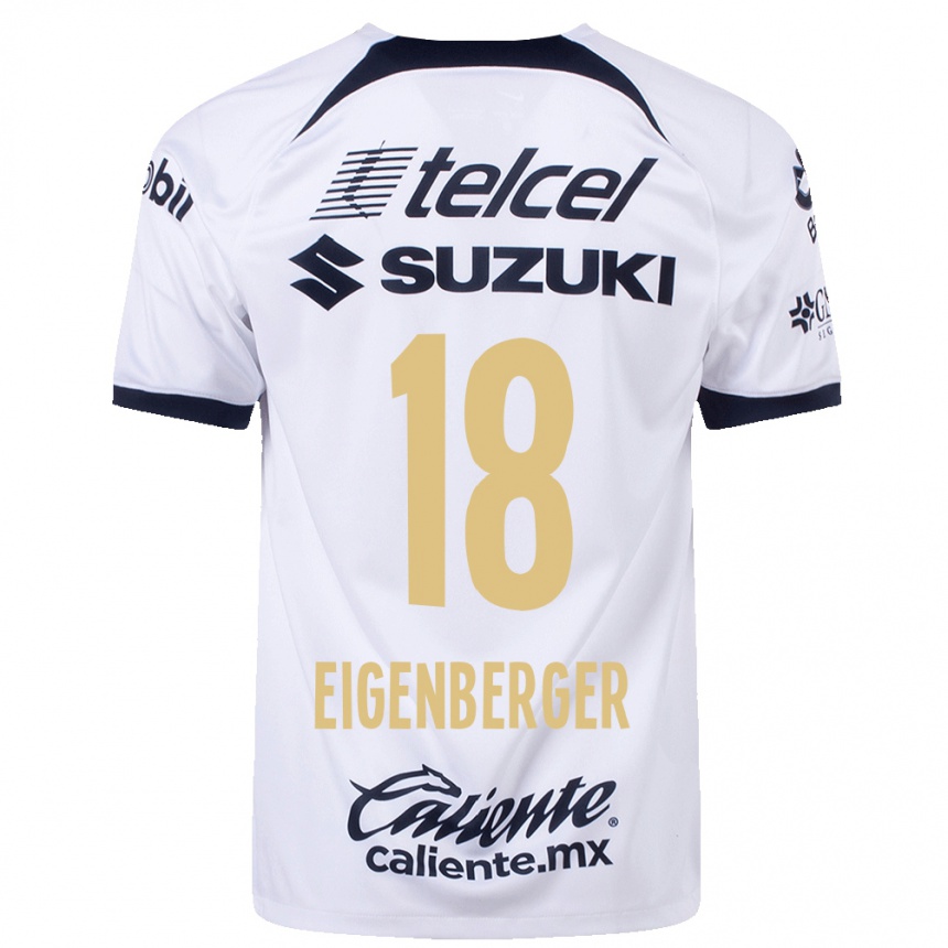 Mujer Fútbol Camiseta Chandra Eigenberger #18 Blanco 1ª Equipación 2023/24 México