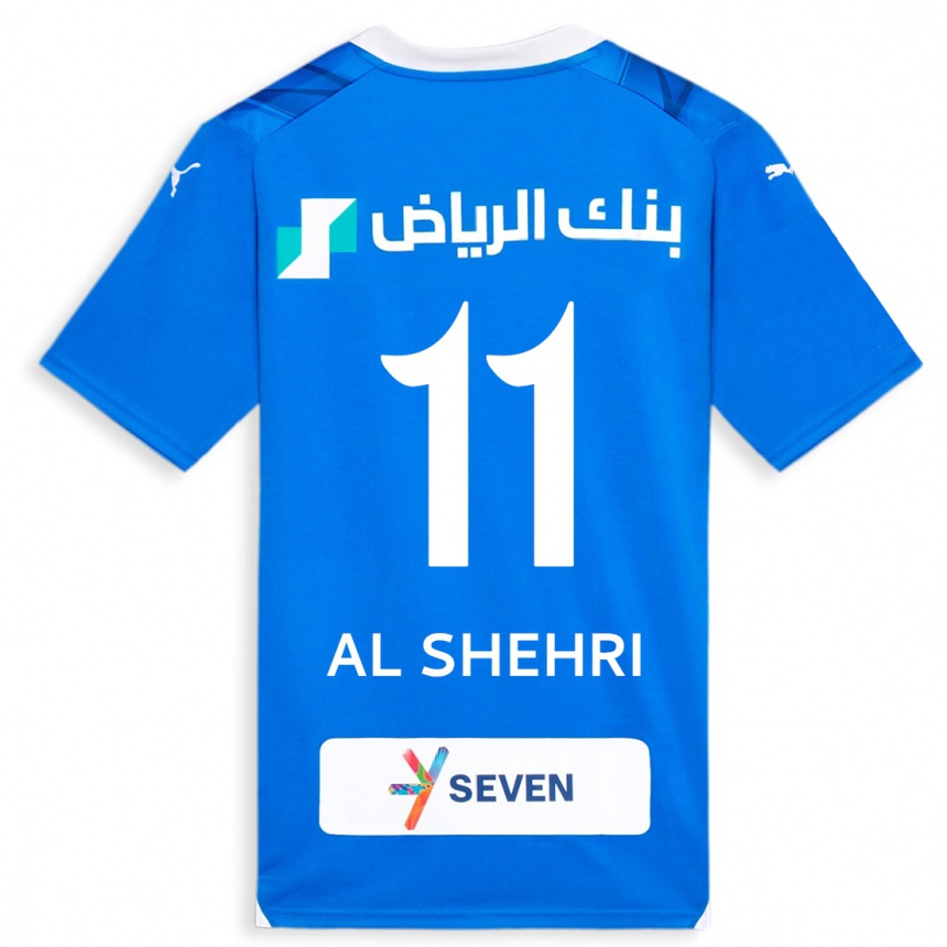 Mujer Fútbol Camiseta Saleh Al-Shehri #11 Azul 1ª Equipación 2023/24 México
